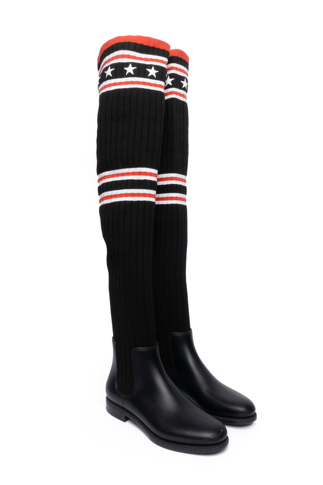 Givenchy Size 38 Over The Knee Sock Boots