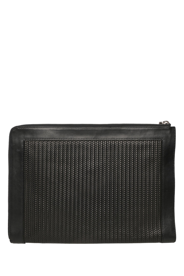 Christian Louboutin Woven Leather Large Pouch