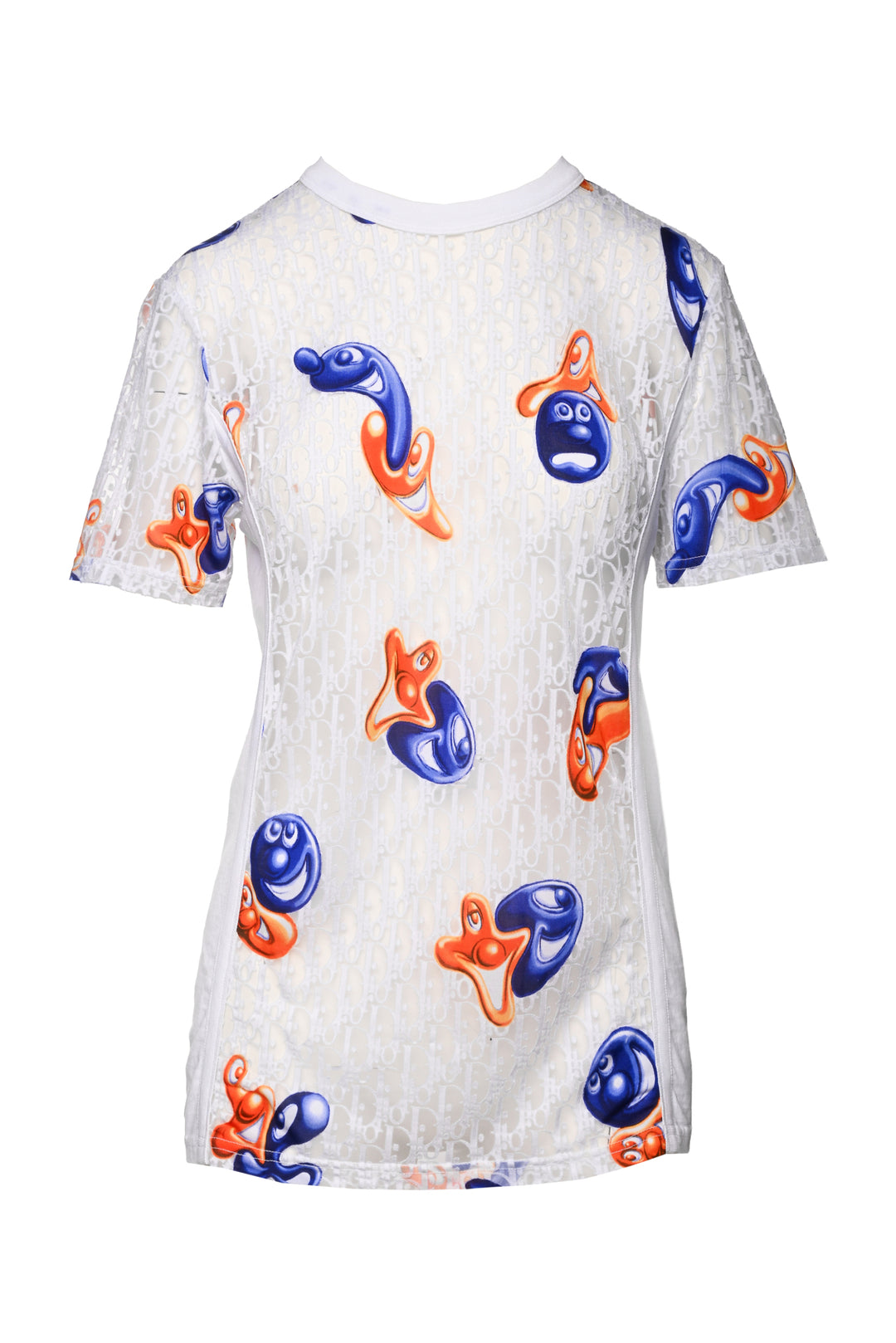 Christian Dior X Kenny Scharf Size XS Men's 2021 Obliquer Jacquard T-Shirt