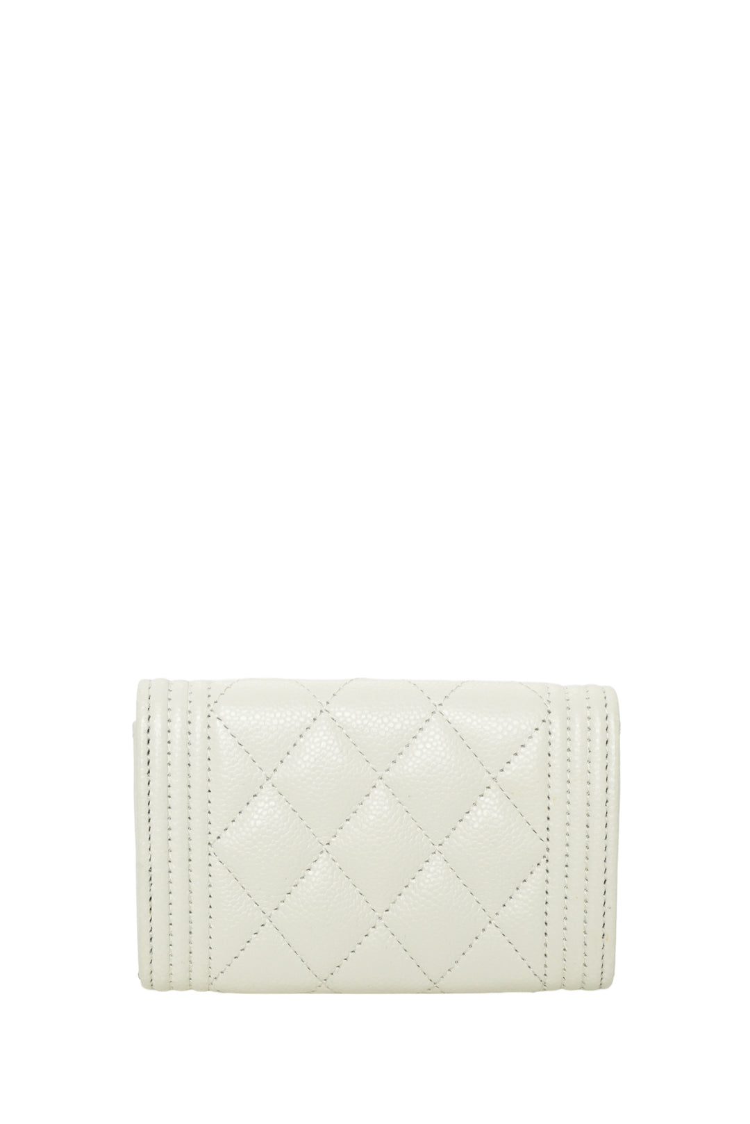 Chanel 2024 Caviar Quilted Small Boy Flap Wallet