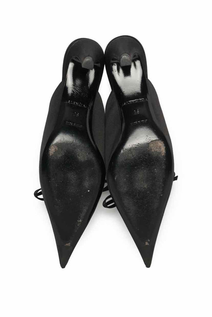 Balenciaga Size 36 Satin Knife Bow Pumps