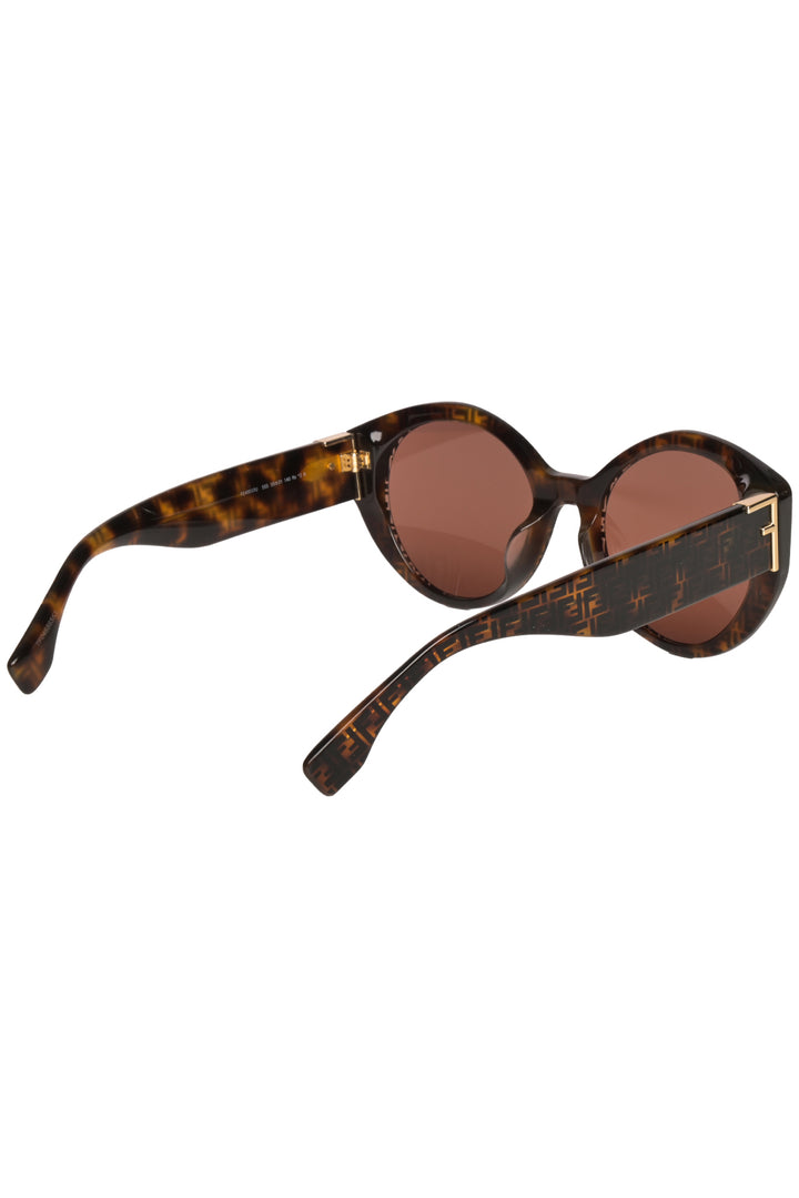 Fendi Monogram Round Sunglasses