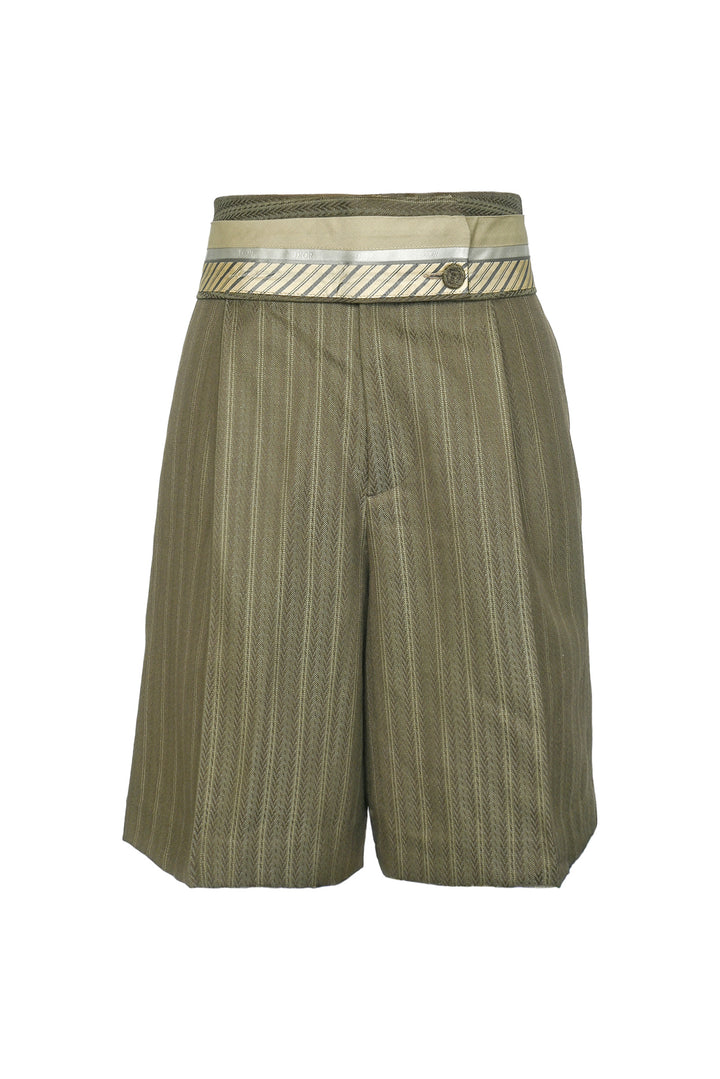 Dior Size 32 Men's Logo Striped Suit Shorts