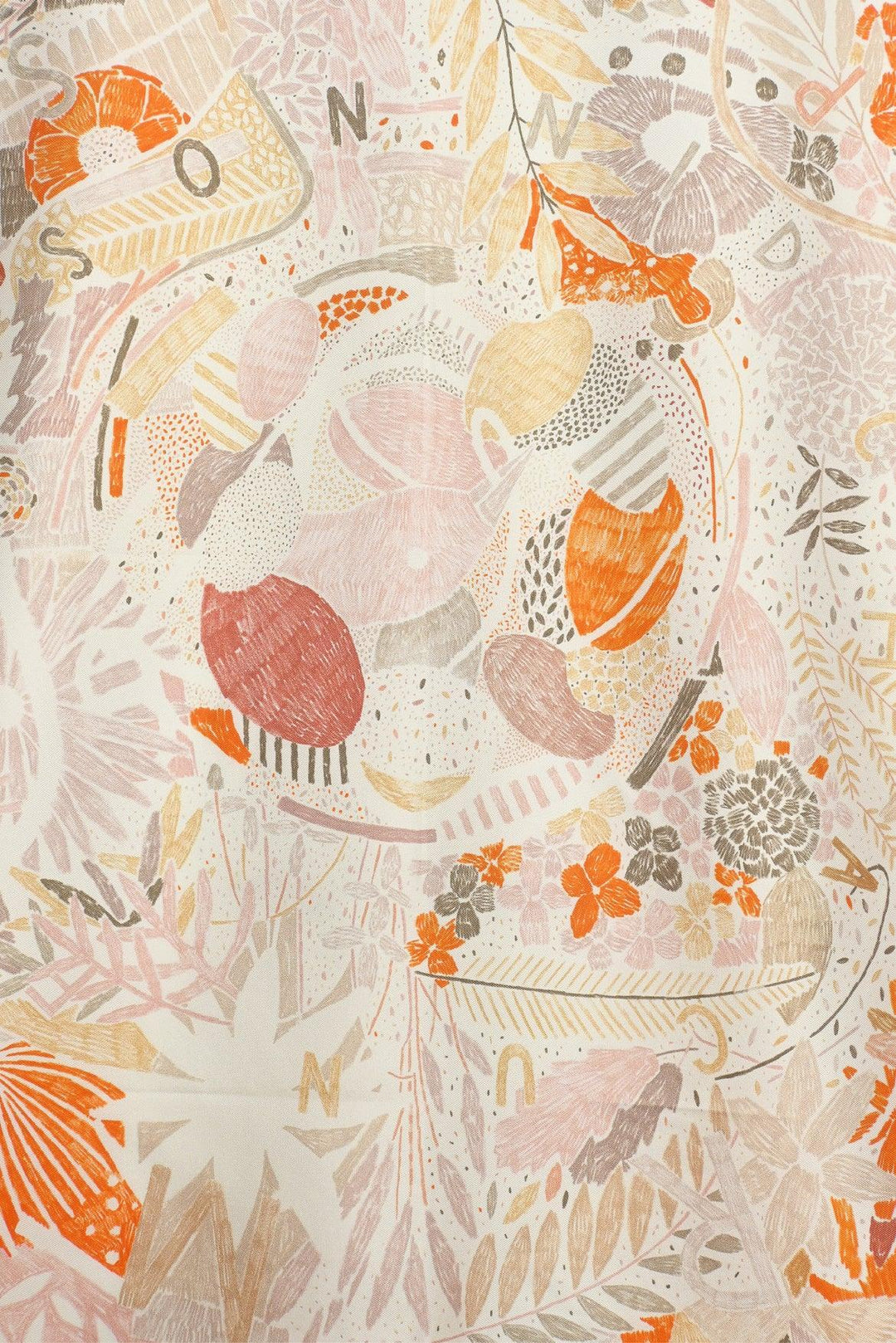 Hermes Nigel Peake Chacun Fait Son Nid 90 Silk Scarf