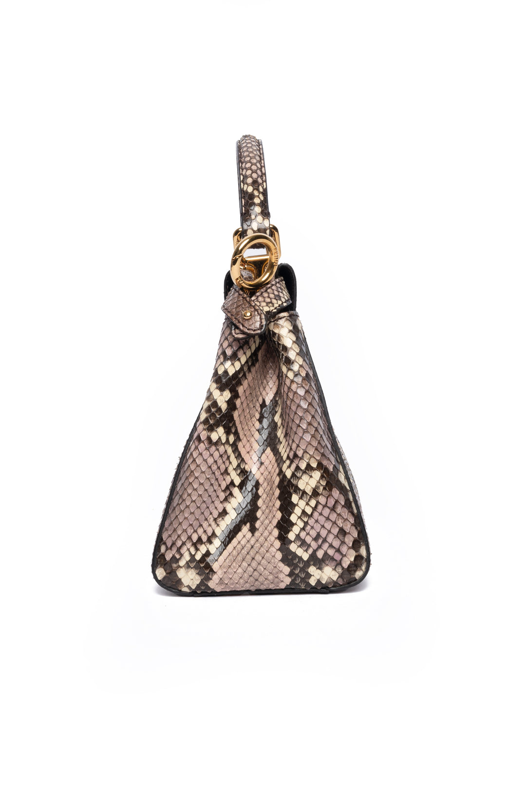 Fendi Python Mini Peekaboo Bag