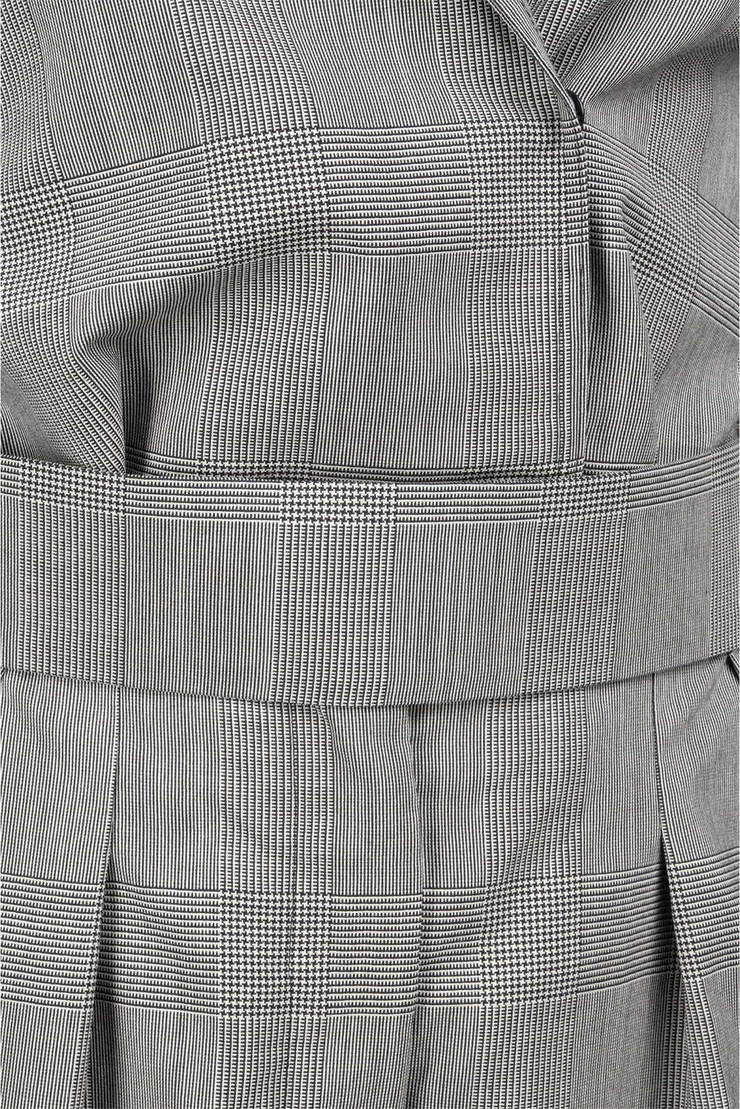 Maxmara Size 4 Corone Check Print Wool Jumpsuit