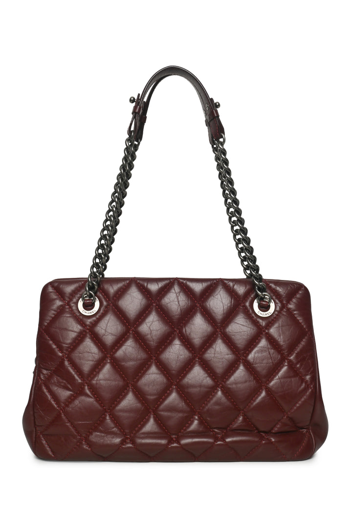 Chanel 2012-2013 Quilted CC Crown Tote
