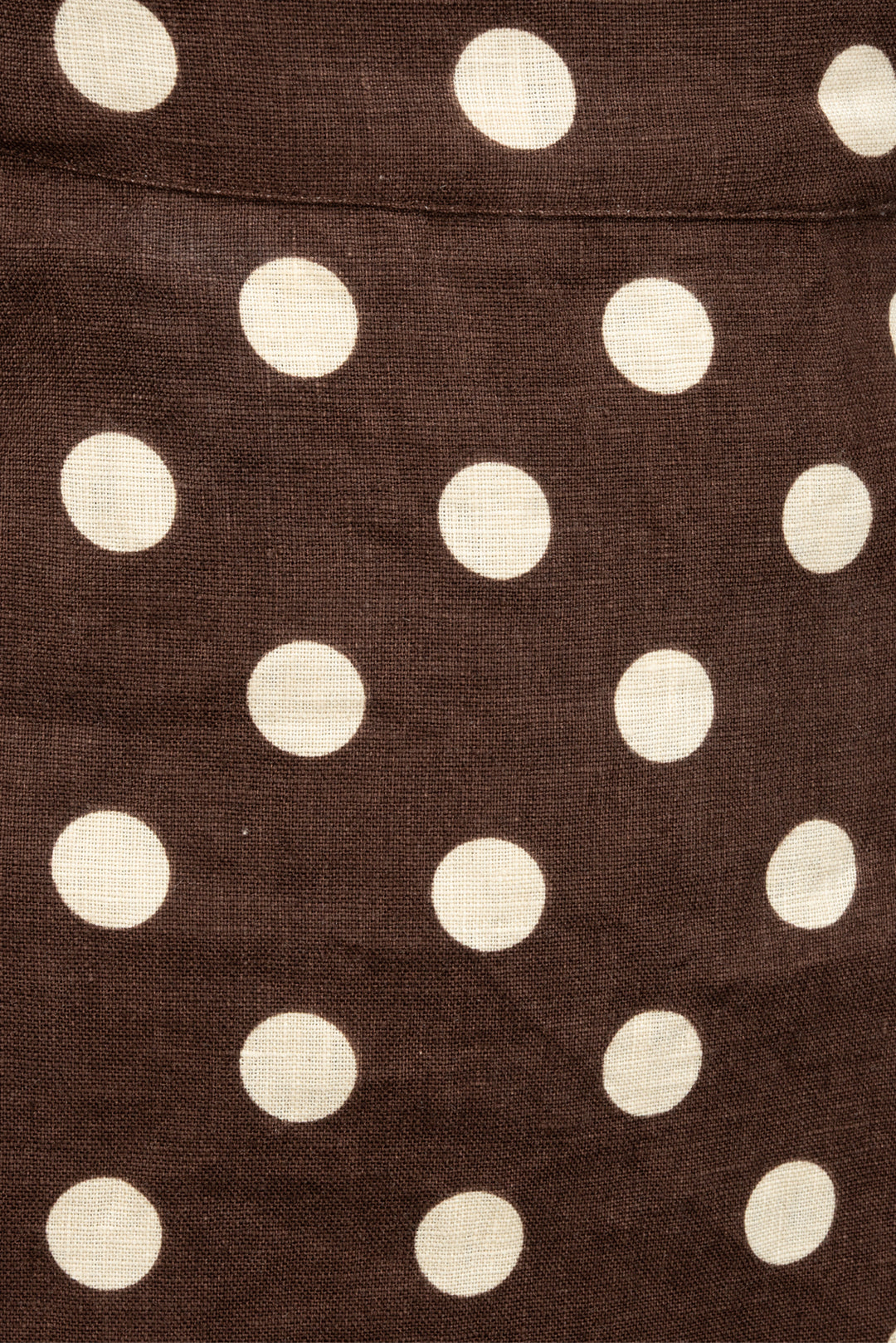 POSSE Size S Linen Polka Dot Dress