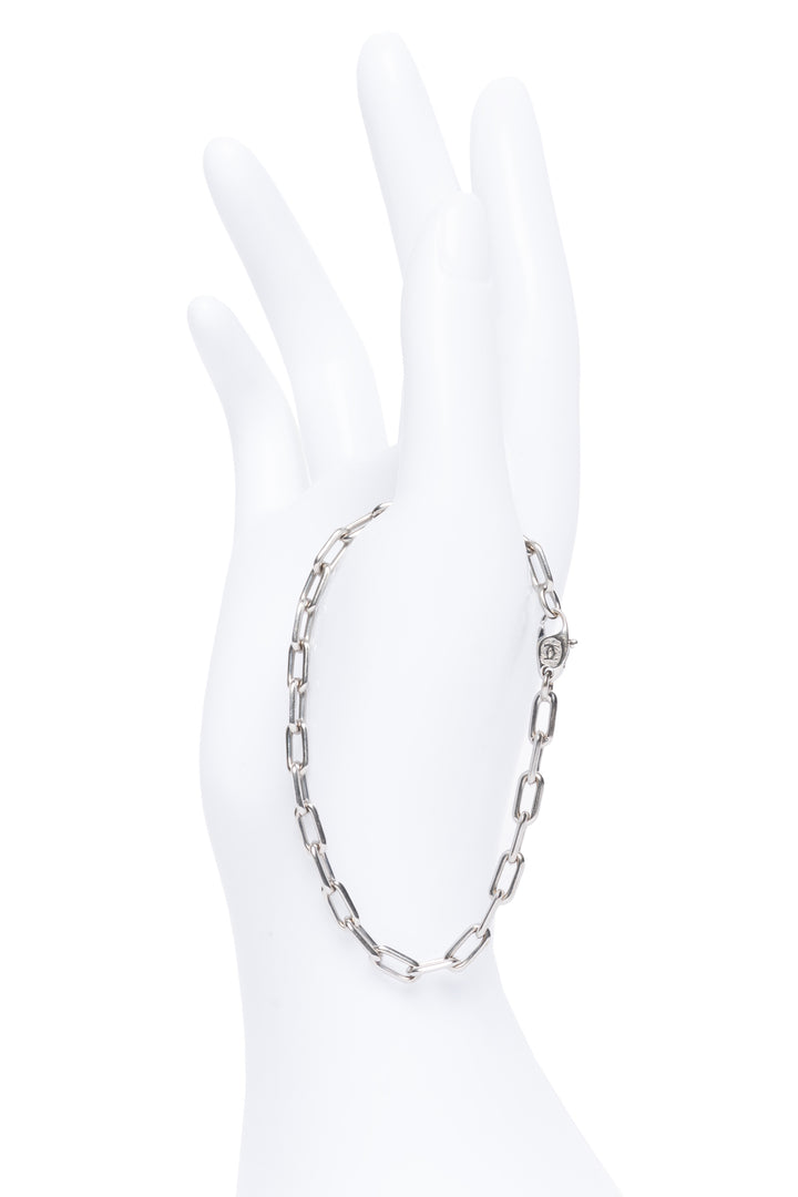 Cartier 18K White Gold 'Santos de Cartier' Chain Bracelet