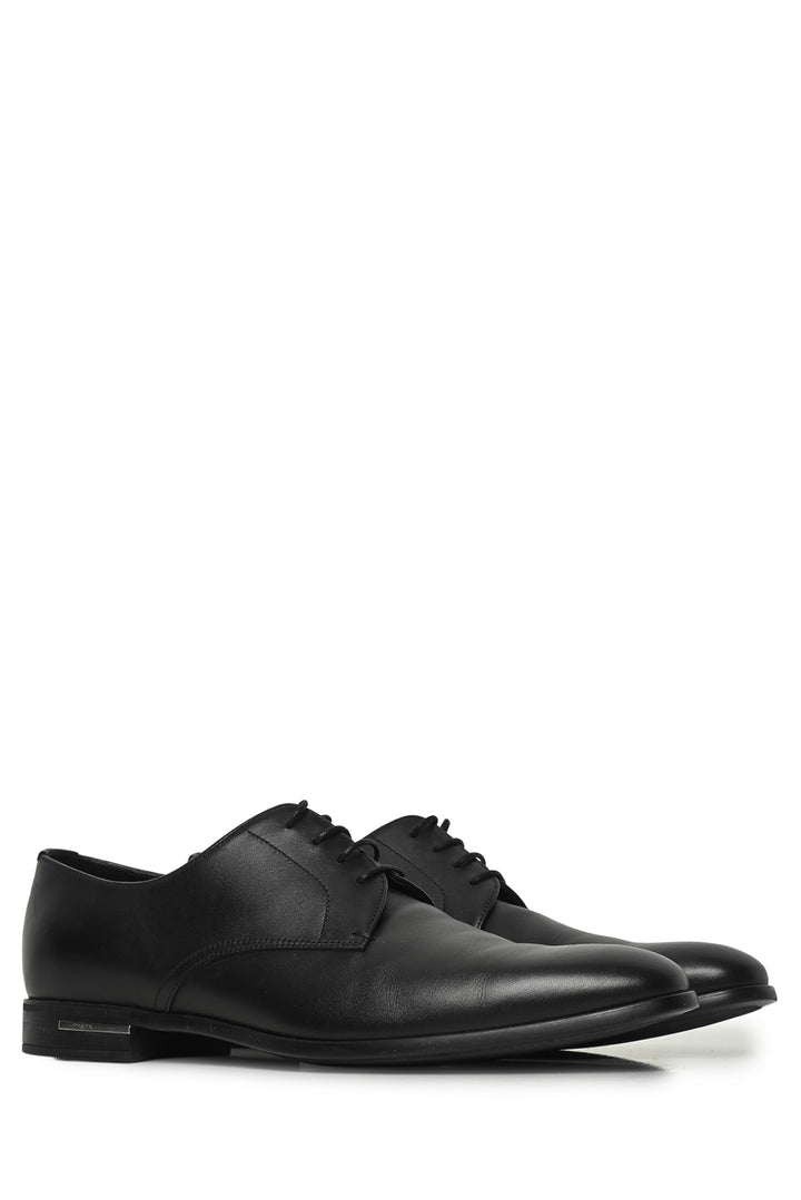 Mens Shoe Size 7.5 Prada Men's Calf Leather Lace-Up Oxford Shoes