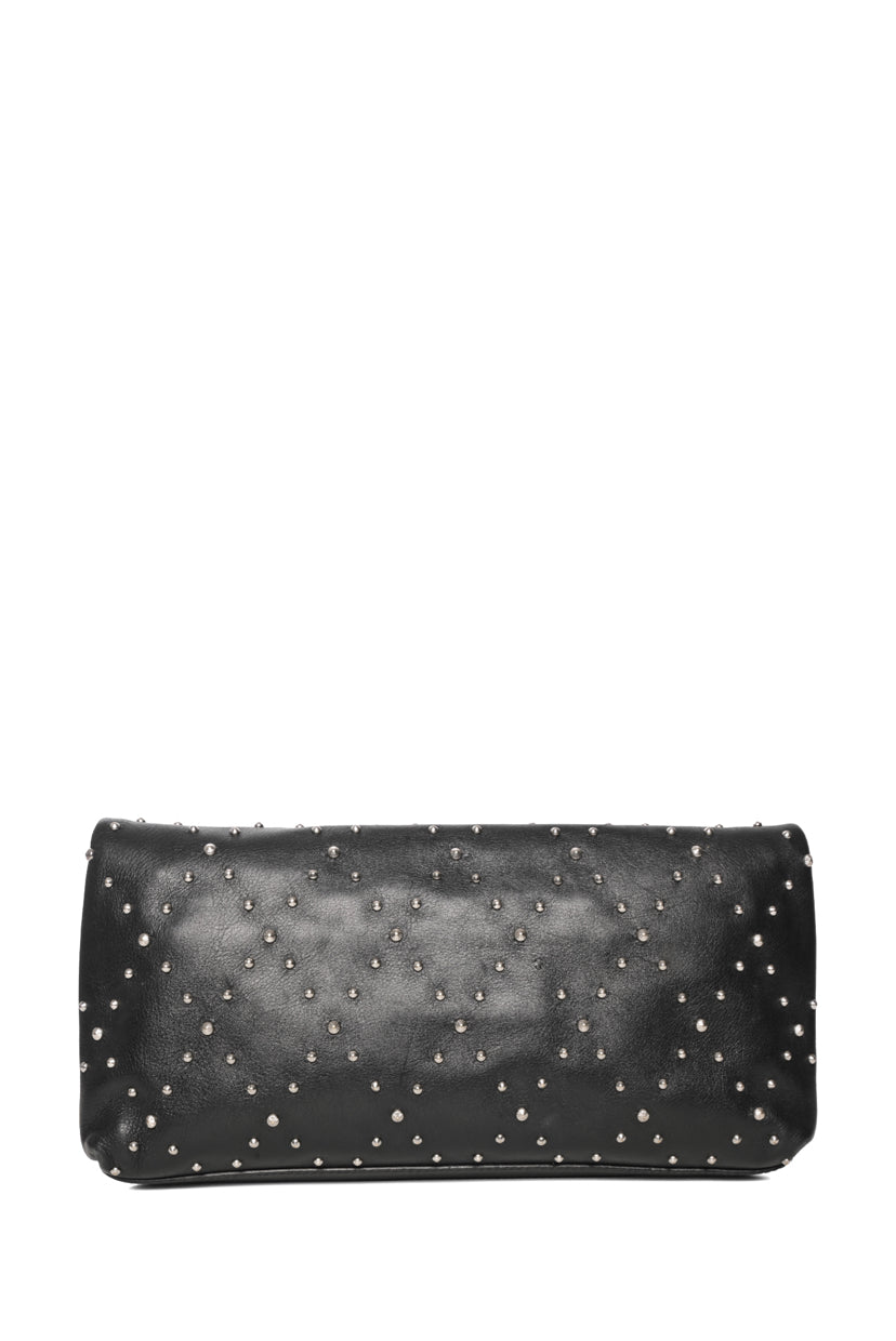 Alexander Mcqueen Studded Padlock Skull Clutch