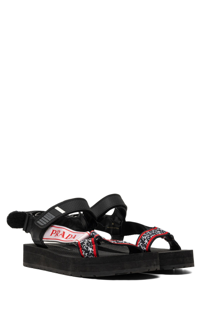 Prada Size 39 Logo Sandals