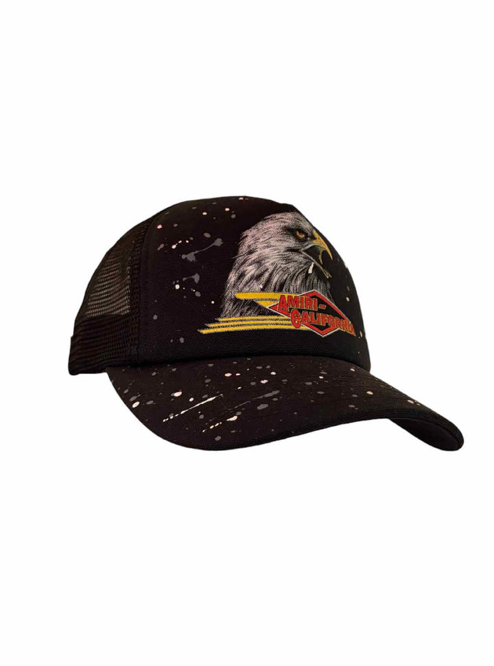 Amiri Size OS Men's Vintage Style Eagle Trucker Hat