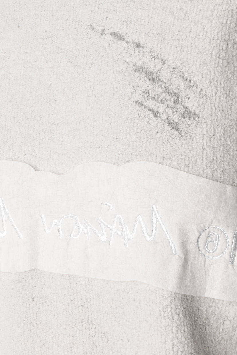 MM6 Size XS Reversible Grey Inside Out Logo Sweatshirt