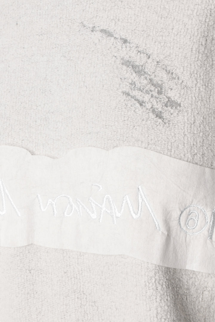 MM6 Size XS Reversible Grey Inside Out Logo Sweatshirt