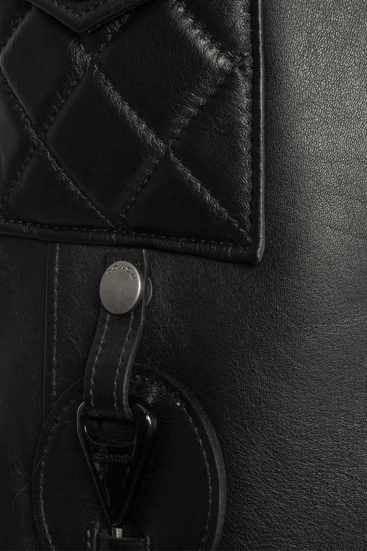 Coach Size XS Applique Biker Vest