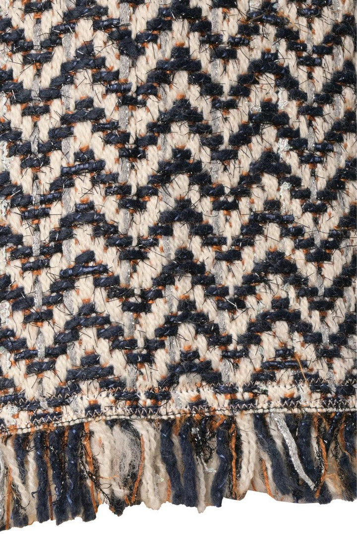 Chanel Size 34 2019 Chevron Fringe Mini Skirt