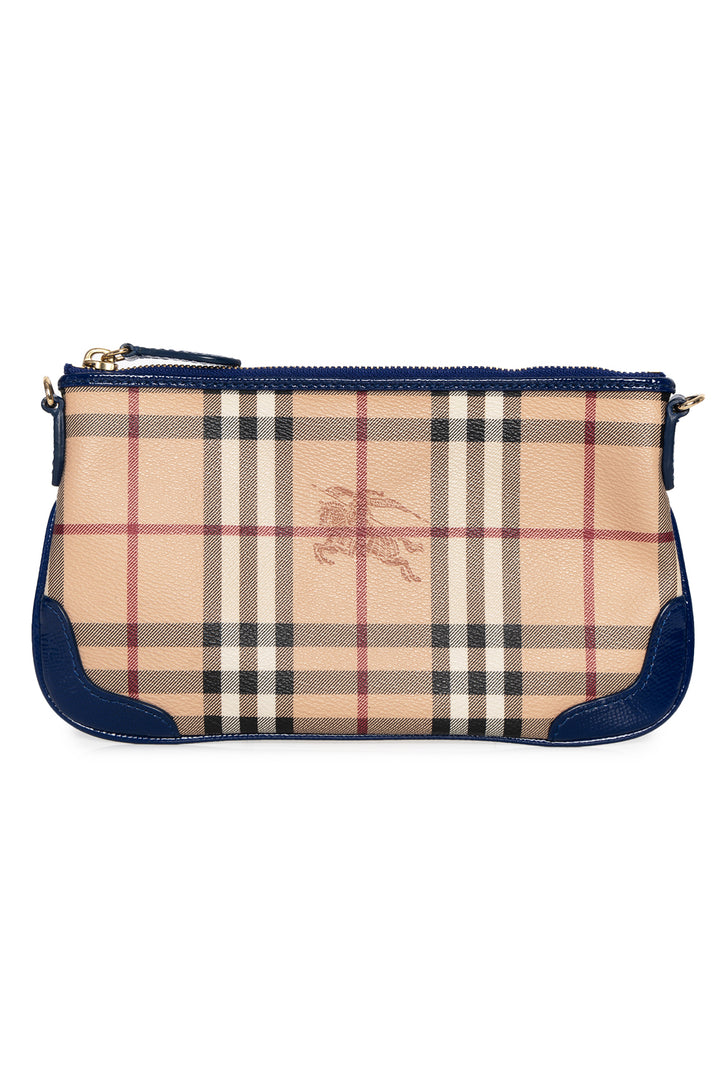 Burberry Haymarket Check Pattern Crossbody Bag