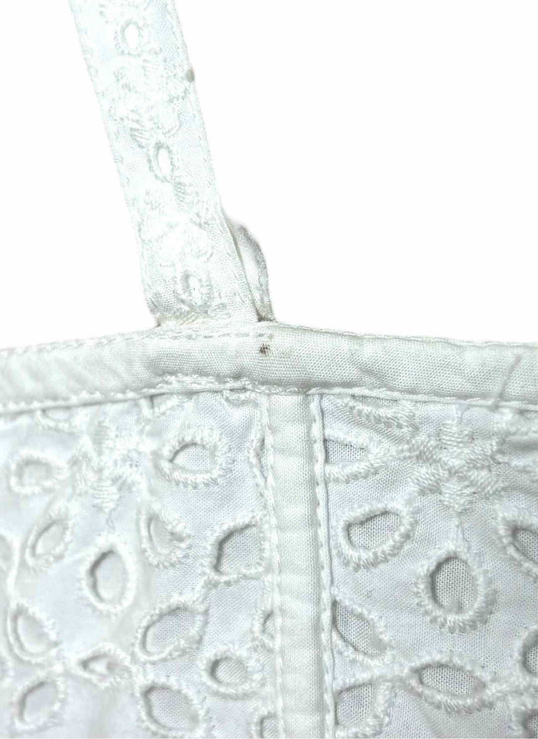 Ulla Johnson Size 4 Cotton Eyelet Sleeveless Dress
