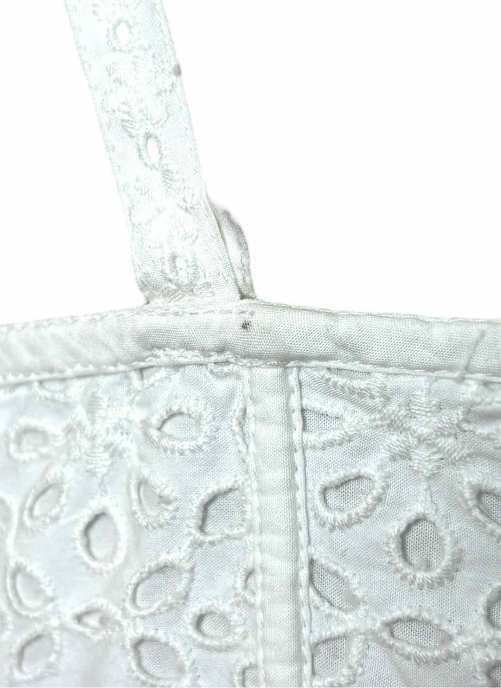 Ulla Johnson Size 4 Cotton Eyelet Sleeveless Dress