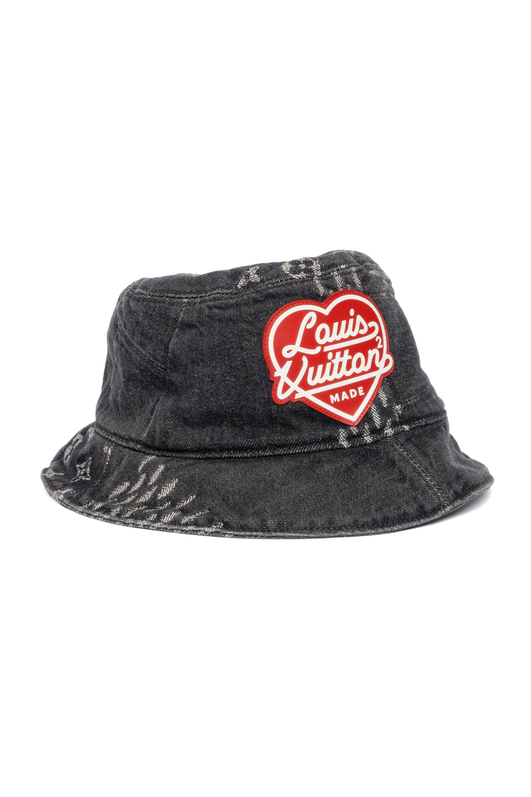 Louis Vuitton x Nigo Size M Damier Geant Wave Monogram Denim Bucket Hat