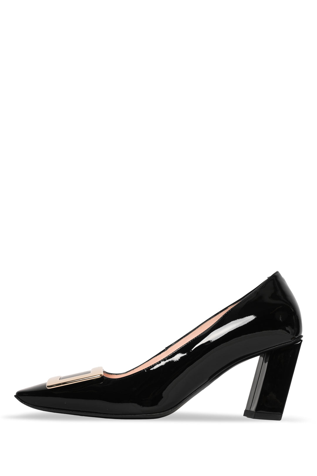 Roger Vivier Size 37.5 Belle Vivier Patent Leather Pumps