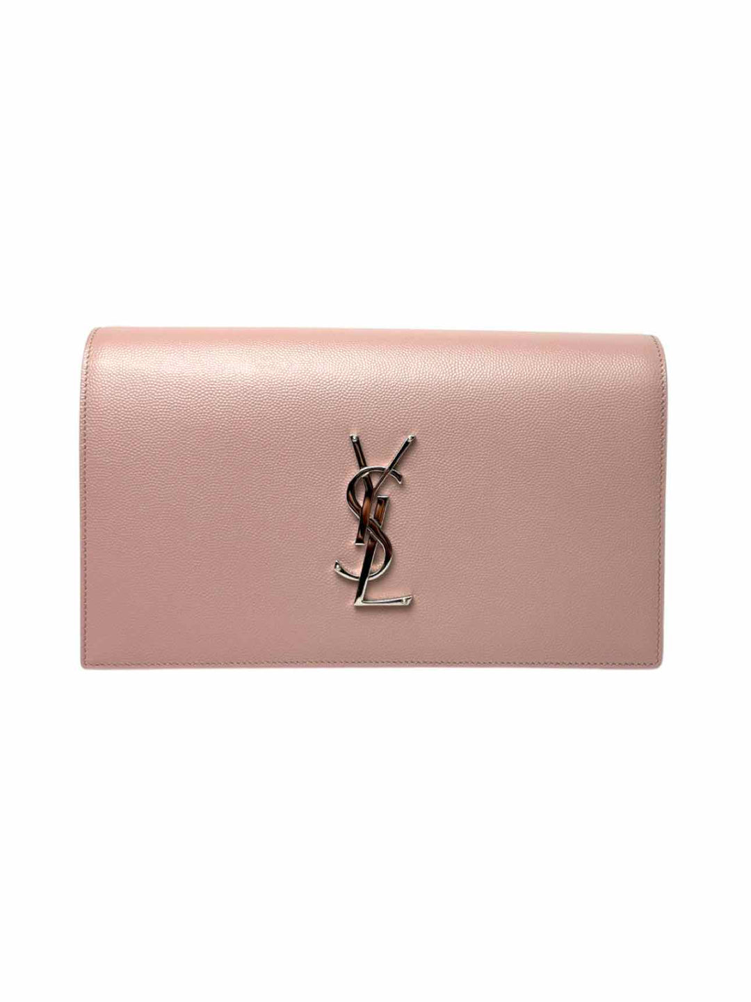 Saint Laurent Kate Classic Grain de Poudre Monogram Clutch