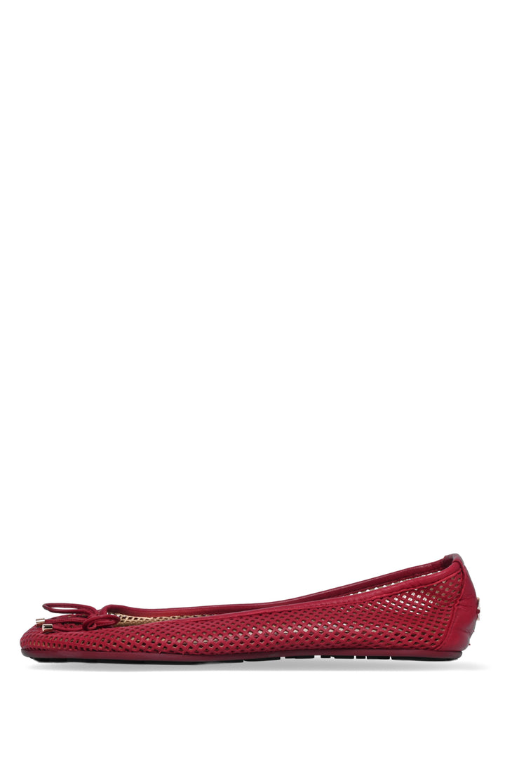 Jimmy Choo Size 36.5 Lasercut Leather Ballet Flats