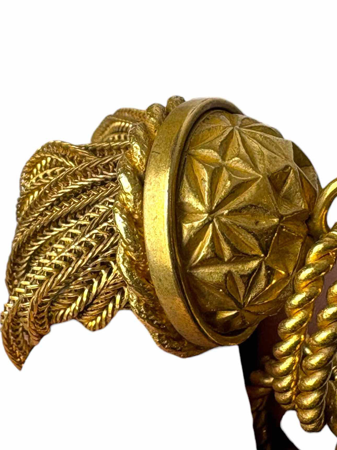 Dolce & Gabbana Size OS Frame Buckle Chain Waist Belt