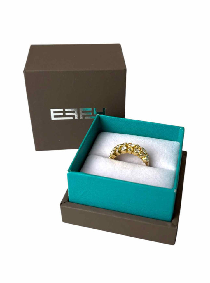 Effy Size 7.5 Gold and Diamond Ring