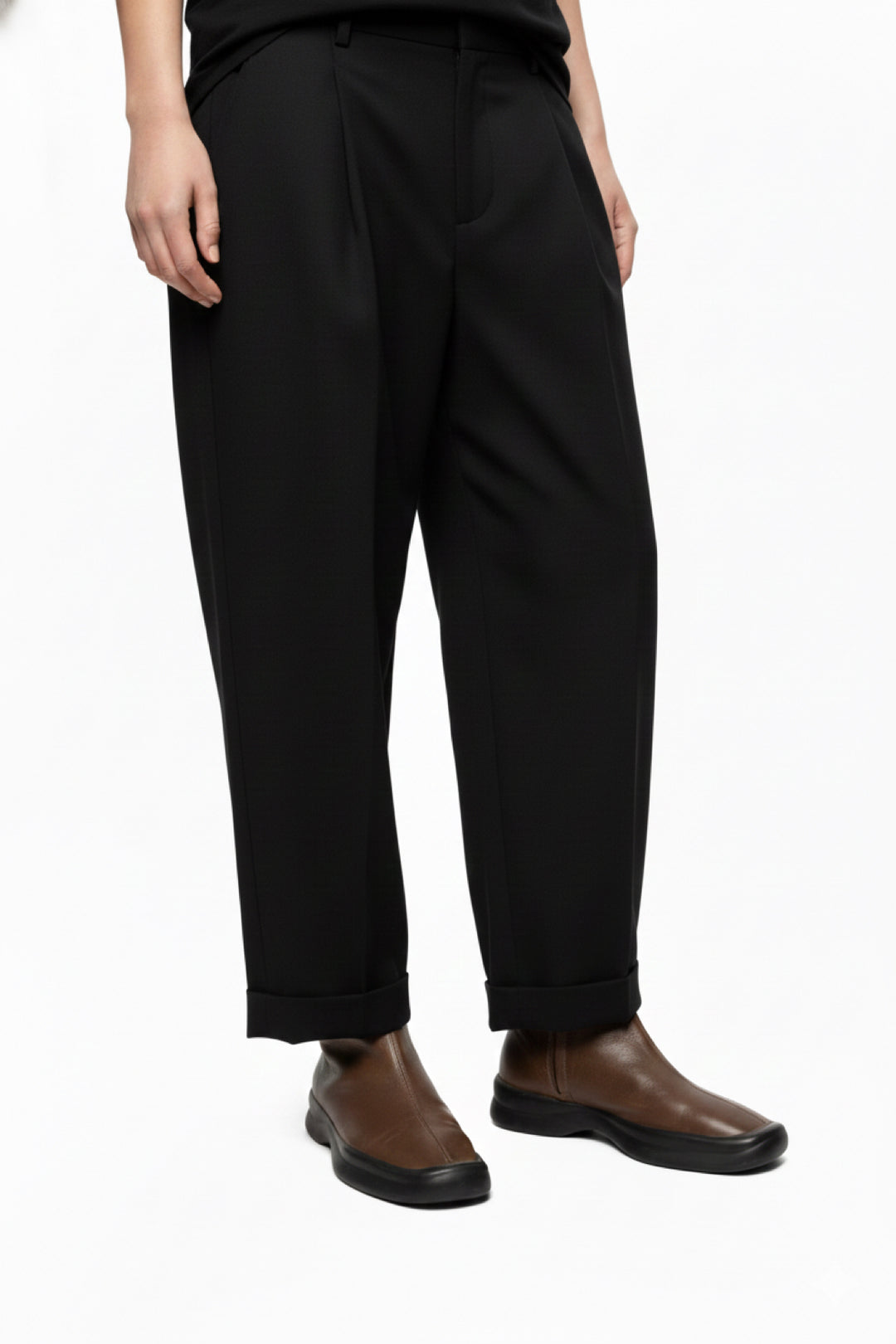 The Row Size 36.5 Town Leather Ankle Boots