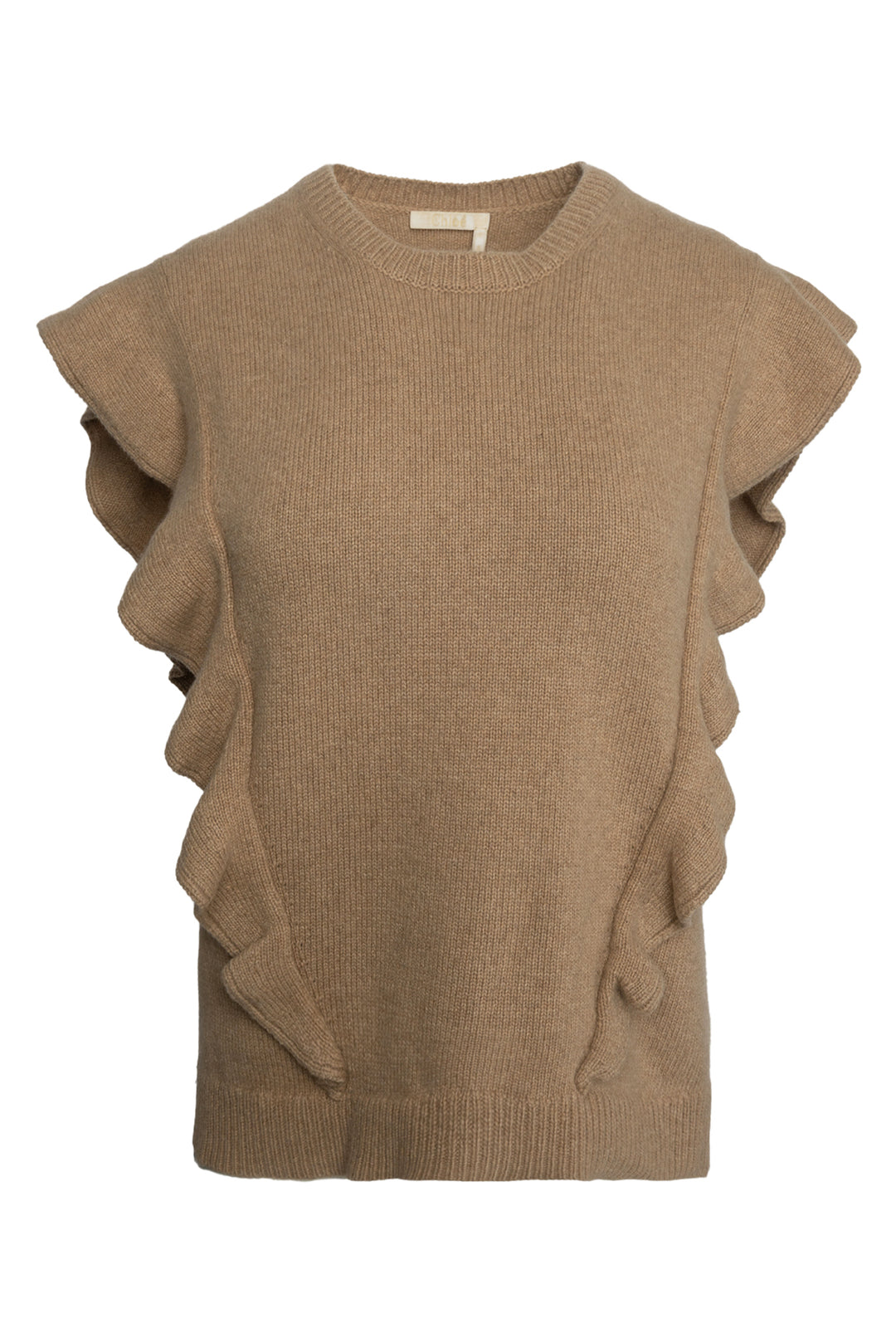 Chloe Size M Sleeveless Cashmere Sweater