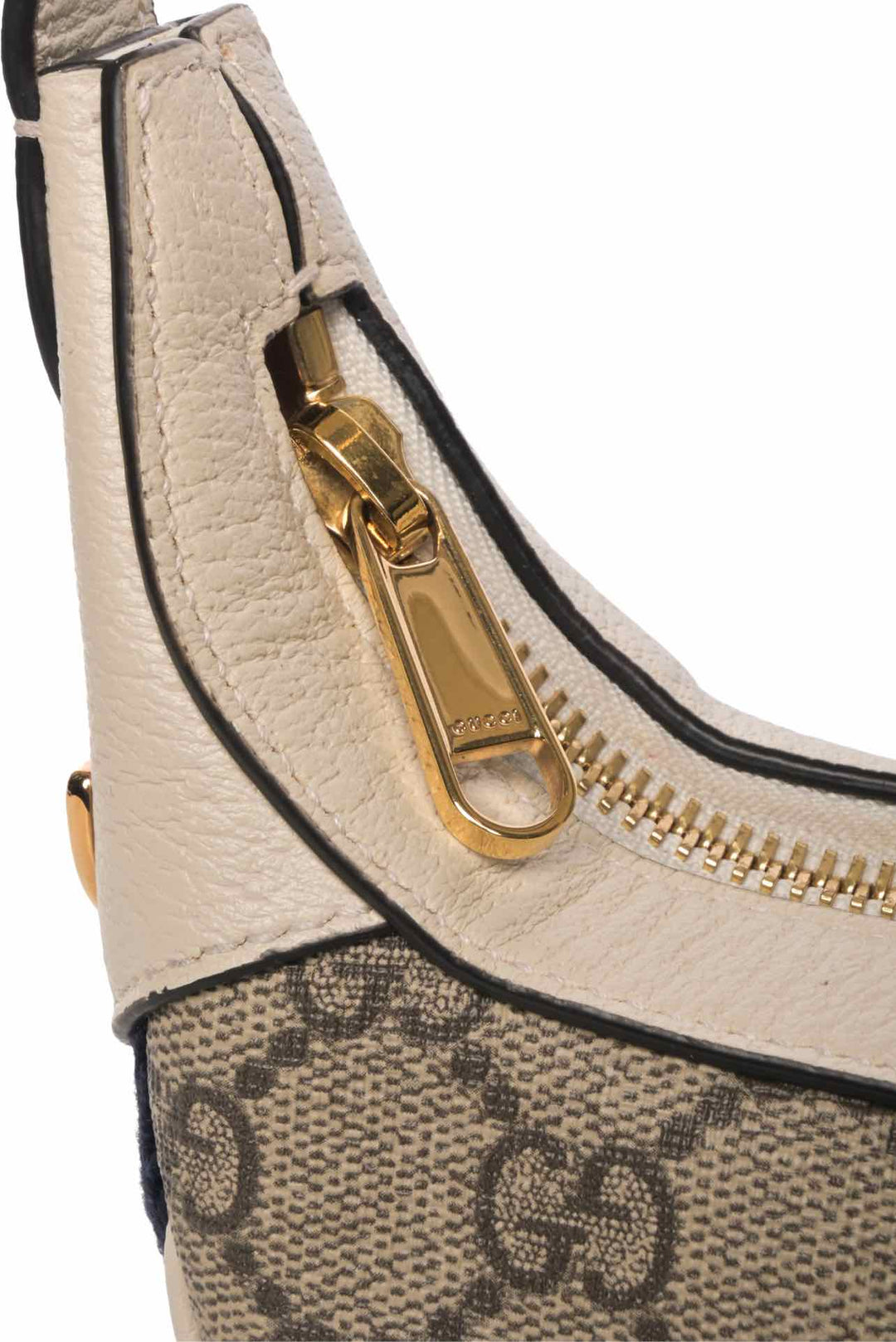 Gucci GG Supreme Web Mini Ophidia Half Moon Hobo