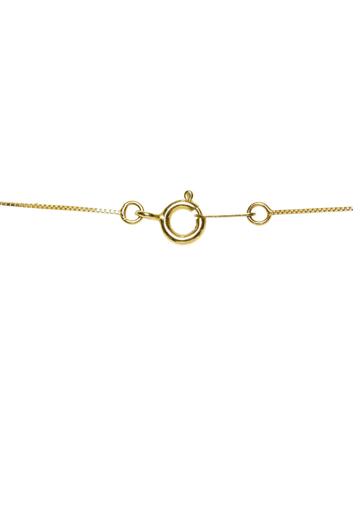 14K Gold Necklace with 10 Lab Grown Diamonds