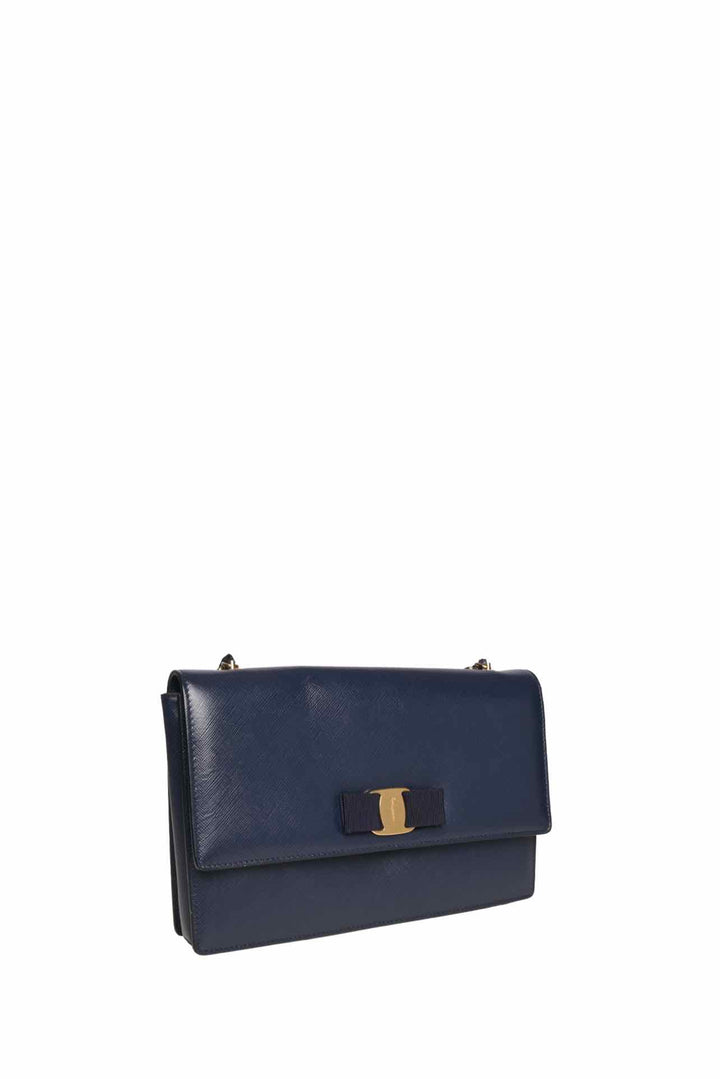 Salvatore Ferragamo Vara Bow Ginny Crossbody Purse