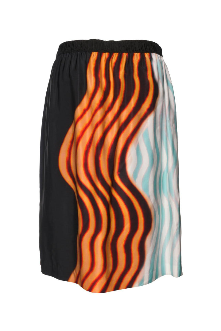 Dries Van Noten X Len Lye Size 40 Knee Length Pattern Skirt