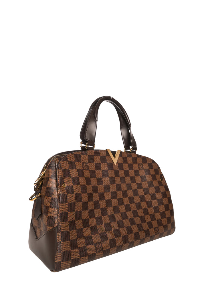 Louis Vuitton 2016 Damier Ebene Kensington Bowling Bag