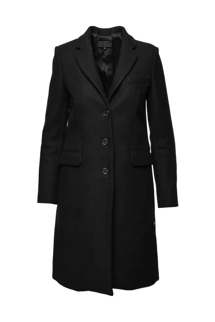 Nili Lotan Size 0 Single Breasted Wool Coat
