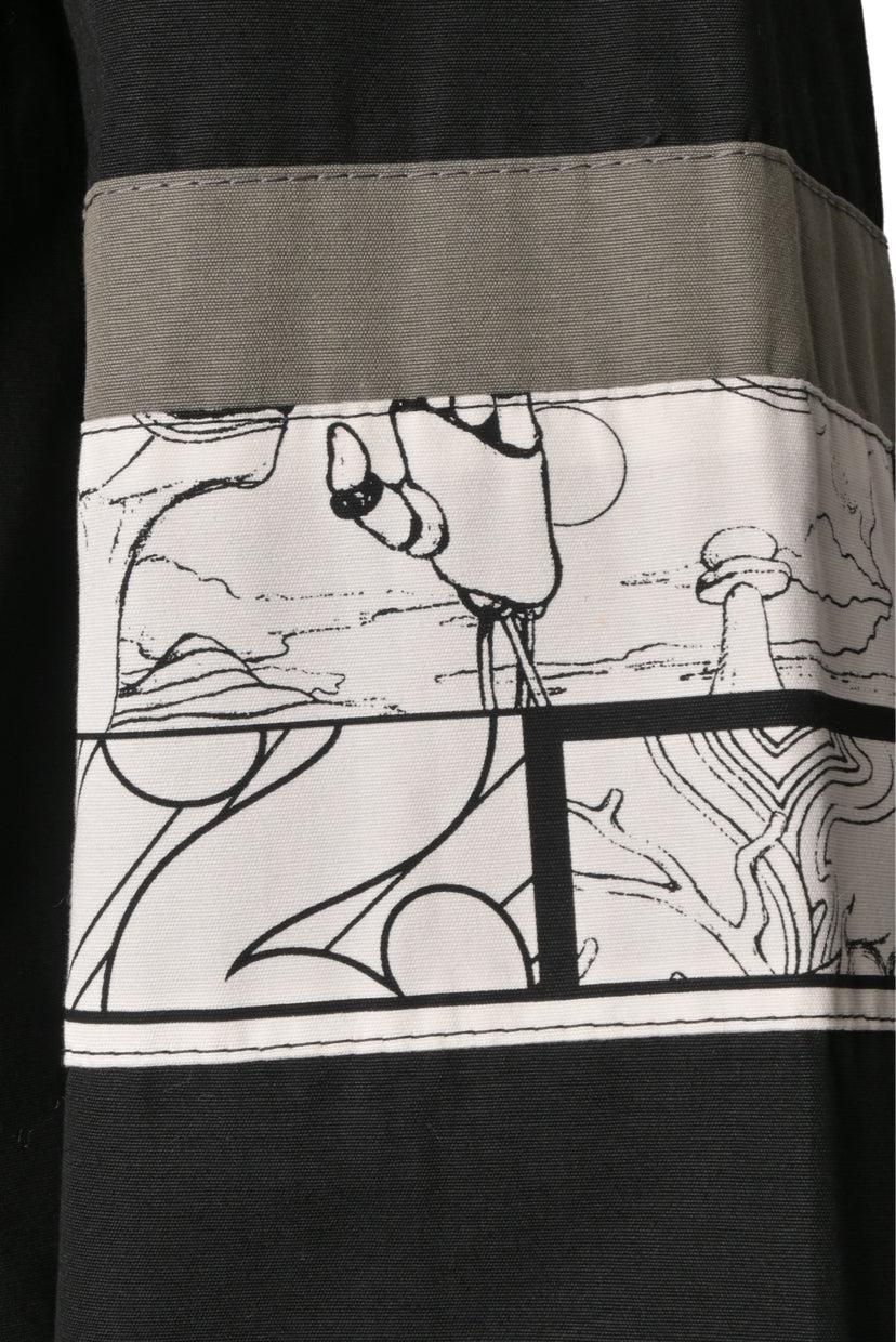 Prada Size 56 Men's 2017 Comic Book Jacket