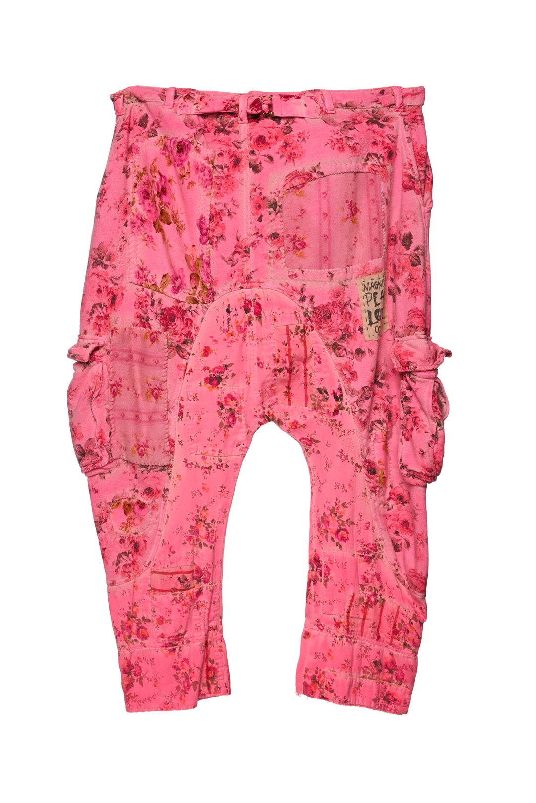 Magnolia Pearl Size OS Fleece Floral Pash Cargo Pants