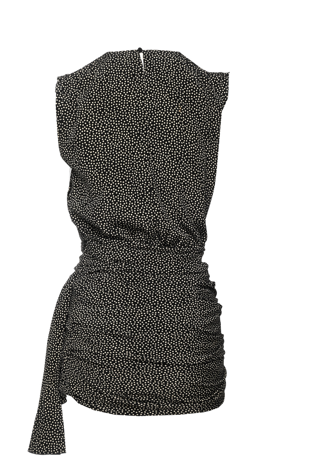 Saint Laurent Size 36 2017 Silk Polka Dot Mini Dress