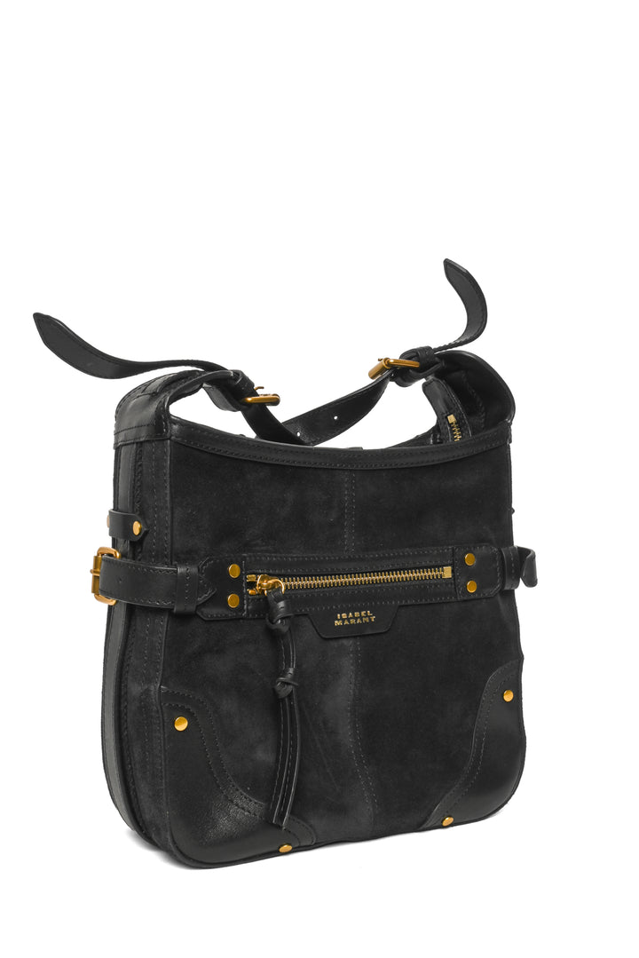 Isabel Marant Sierra Hobo S Suede & Leather Shoulder Bag