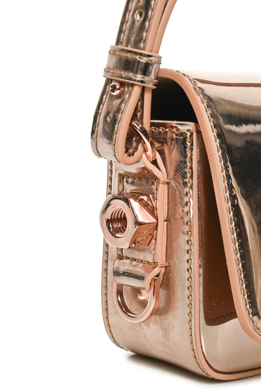 Off White Mirror Baby Flap Bag