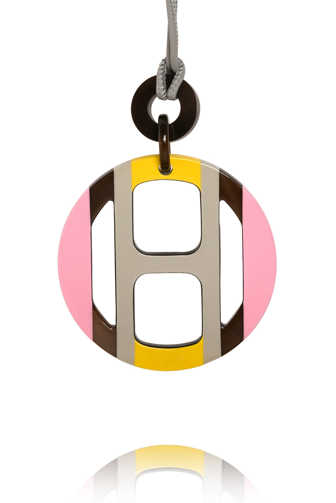 Hermes H Equipe Pendant Necklace
