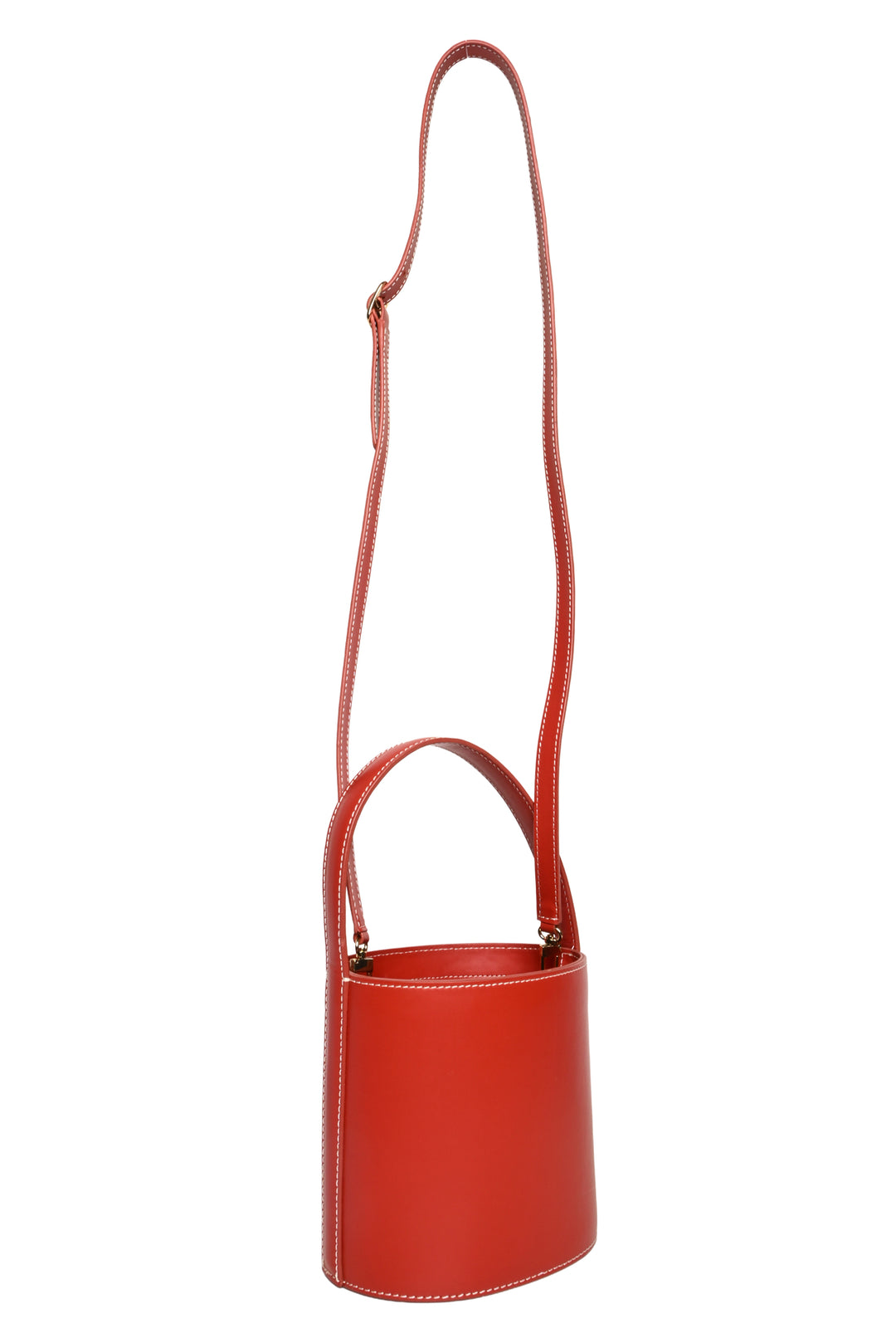 STAUD Bissett Leather Bucket Bag