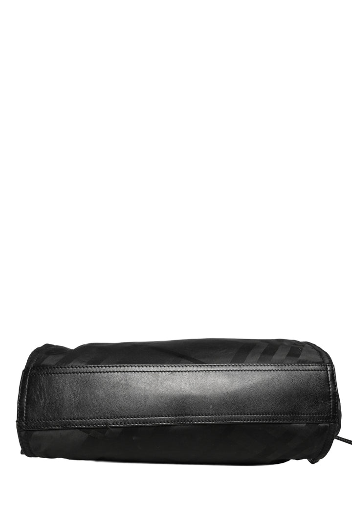 Burberry Check Nylon Buckleigh Tote