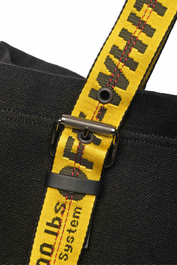 Off White Canvas Industrial Tote