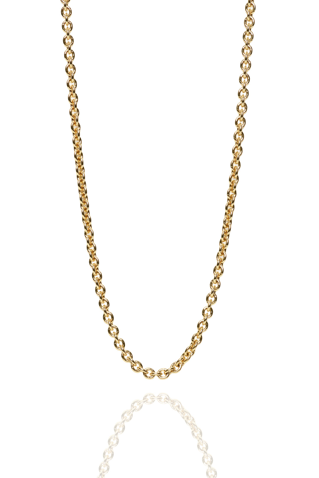 18K Yellow Gold Chain Necklace