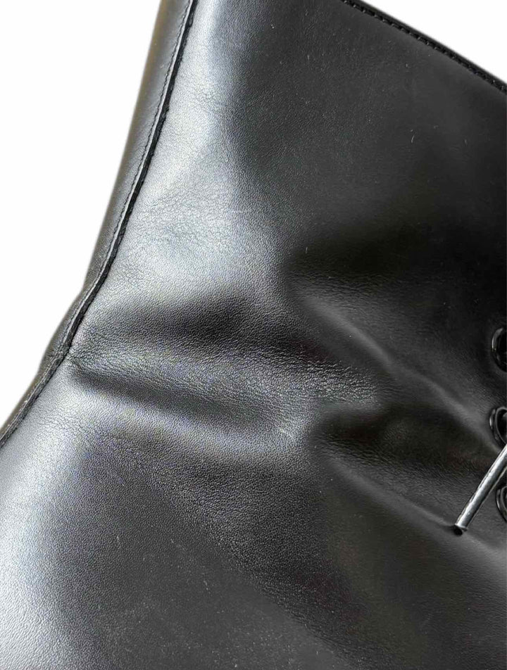 Gucci Size 6 Leather Combat Ankle Boots