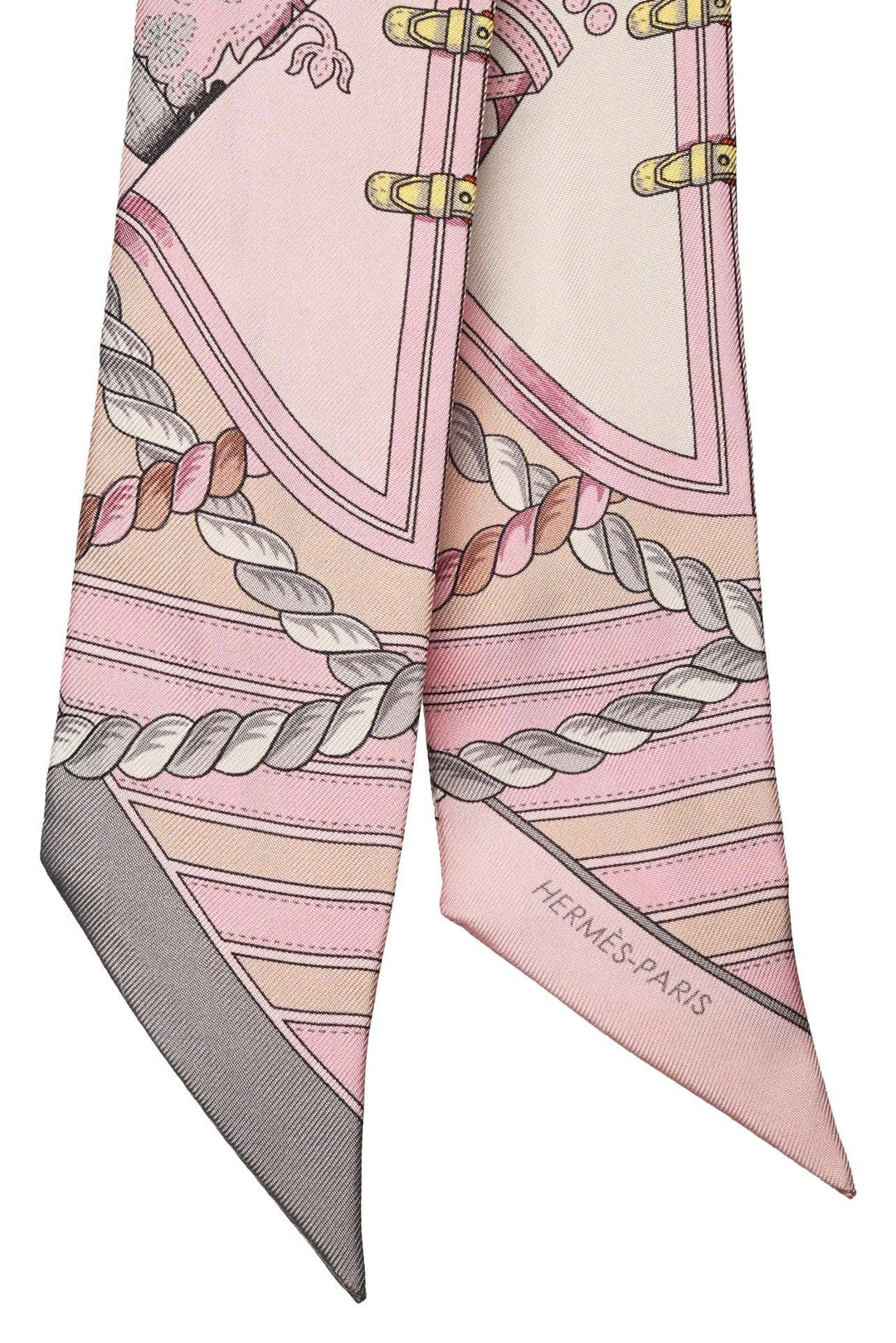 Hermes Grande Tenue Silk Twilly Scarf